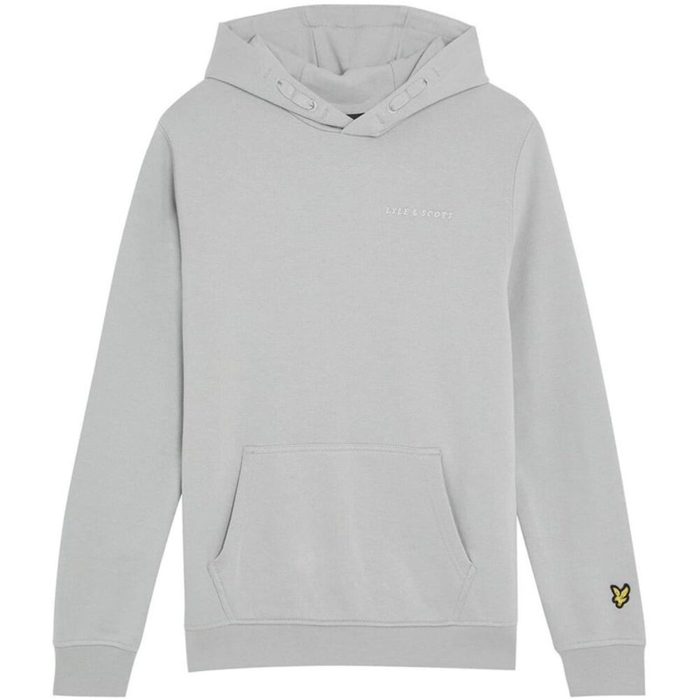 Lyle & Scott Boys Regular Drawstring Hoodie / Grey Melange